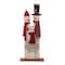 Glitzhome® 35" Wooden Snowman Family Porch Sign